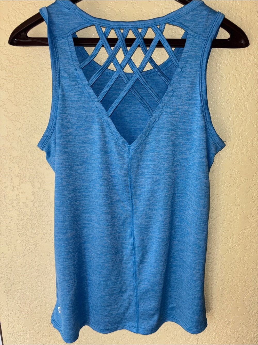 EUC Light Blue Women's Strappy Back Tank Top